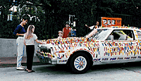Pez Car and Kids
